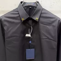 Cheap Louis Vuitton LV Shirts Long Sleeved For Men #1302486 Replica Wholesale [$64.00 USD] [ITEM#1302486] on Replica Louis Vuitton LV Shirts