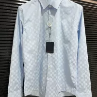 Cheap Louis Vuitton LV Shirts Long Sleeved For Men #1302507 Replica Wholesale [$64.00 USD] [ITEM#1302507] on Replica Louis Vuitton LV Shirts