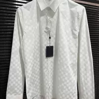 Cheap Louis Vuitton LV Shirts Long Sleeved For Men #1302508 Replica Wholesale [$64.00 USD] [ITEM#1302508] on Replica Louis Vuitton LV Shirts