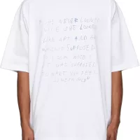 Cheap VETEMENTS T-Shirts Short Sleeved For Unisex #1302826 Replica Wholesale [$38.00 USD] [ITEM#1302826] on Replica VETEMENTS T-Shirts