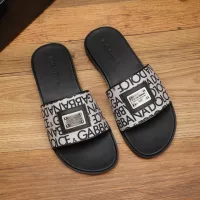 Cheap Dolce &amp; Gabbana D&amp;G Slippers For Men #1302875 Replica Wholesale [$60.00 USD] [ITEM#1302875] on Replica Dolce &amp; Gabbana D&amp;G Slippers