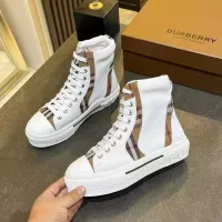 Cheap Burberry High Tops Shoes For Men #1302883 Replica Wholesale [$105.00 USD] [ITEM#1302883] on Replica Burberry High Tops Shoes