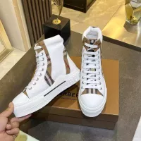 Cheap Burberry High Tops Shoes For Men #1302883 Replica Wholesale [$105.00 USD] [ITEM#1302883] on Replica Burberry High Tops Shoes