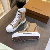 Cheap Burberry High Tops Shoes For Women #1302886 Replica Wholesale [$105.00 USD] [ITEM#1302886] on Replica Burberry High Tops Shoes