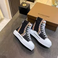 Cheap Burberry High Tops Shoes For Men #1302887 Replica Wholesale [$105.00 USD] [ITEM#1302887] on Replica Burberry High Tops Shoes