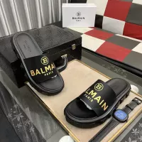 Cheap Balmain Slippers For Men #1302969 Replica Wholesale [$56.00 USD] [ITEM#1302969] on Replica Balmain Slippers