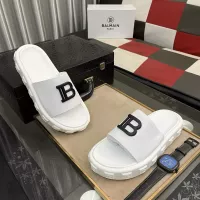 Cheap Balmain Slippers For Men #1302971 Replica Wholesale [$56.00 USD] [ITEM#1302971] on Replica Balmain Slippers