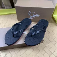 Cheap Christian Louboutin CL Slippers For Men #1303014 Replica Wholesale [$56.00 USD] [ITEM#1303014] on Replica Christian Louboutin CL Slippers