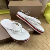 Cheap Christian Louboutin CL Slippers For Men #1303022 Replica Wholesale [$64.00 USD] [ITEM#1303022] on Replica Christian Louboutin CL Slippers