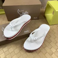 Cheap Christian Louboutin CL Slippers For Men #1303022 Replica Wholesale [$64.00 USD] [ITEM#1303022] on Replica Christian Louboutin CL Slippers