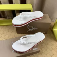 Cheap Christian Louboutin CL Slippers For Men #1303022 Replica Wholesale [$64.00 USD] [ITEM#1303022] on Replica Christian Louboutin CL Slippers