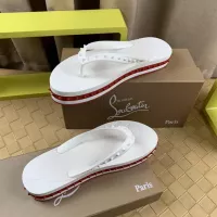 Cheap Christian Louboutin CL Slippers For Men #1303022 Replica Wholesale [$64.00 USD] [ITEM#1303022] on Replica Christian Louboutin CL Slippers