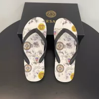 Cheap Versace Slippers For Men #1303129 Replica Wholesale [$48.00 USD] [ITEM#1303129] on Replica Versace Slippers