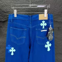 Cheap Chrome Hearts Jeans For Men #1303294 Replica Wholesale [$64.00 USD] [ITEM#1303294] on Replica Chrome Hearts Jeans