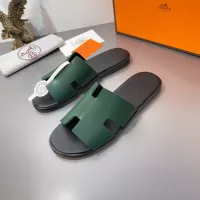 Cheap Hermes Slippers For Men #1303303 Replica Wholesale [$48.00 USD] [ITEM#1303303] on Replica Hermes Slippers