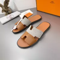 Cheap Hermes Slippers For Men #1303305 Replica Wholesale [$48.00 USD] [ITEM#1303305] on Replica Hermes Slippers