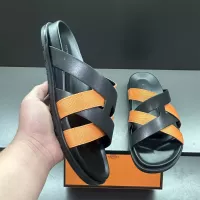 Cheap Hermes Slippers For Men #1303323 Replica Wholesale [$60.00 USD] [ITEM#1303323] on Replica Hermes Slippers