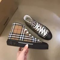 Cheap Burberry High Tops Shoes For Men #1303596 Replica Wholesale [$82.00 USD] [ITEM#1303596] on Replica Burberry High Tops Shoes