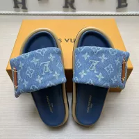 Cheap Louis Vuitton Slippers For Men #1303735 Replica Wholesale [$72.00 USD] [ITEM#1303735] on Replica Louis Vuitton Slippers