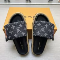 Cheap Louis Vuitton Slippers For Men #1303737 Replica Wholesale [$72.00 USD] [ITEM#1303737] on Replica Louis Vuitton Slippers