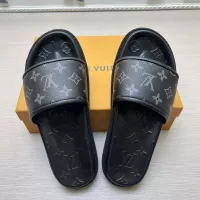 Cheap Louis Vuitton Slippers For Men #1303743 Replica Wholesale [$56.00 USD] [ITEM#1303743] on Replica Louis Vuitton Slippers