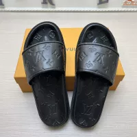 Cheap Louis Vuitton Slippers For Men #1303745 Replica Wholesale [$56.00 USD] [ITEM#1303745] on Replica Louis Vuitton Slippers