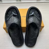 Cheap Louis Vuitton Slippers For Men #1303747 Replica Wholesale [$56.00 USD] [ITEM#1303747] on Replica Louis Vuitton Slippers