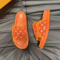 Cheap Louis Vuitton Slippers For Men #1303748 Replica Wholesale [$56.00 USD] [ITEM#1303748] on Replica Louis Vuitton Slippers