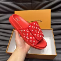 Cheap Louis Vuitton Slippers For Men #1303749 Replica Wholesale [$56.00 USD] [ITEM#1303749] on Replica Louis Vuitton Slippers