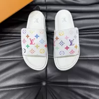 Cheap Louis Vuitton Slippers For Men #1303754 Replica Wholesale [$56.00 USD] [ITEM#1303754] on Replica Louis Vuitton Slippers