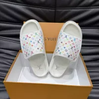 Cheap Louis Vuitton Slippers For Men #1303756 Replica Wholesale [$56.00 USD] [ITEM#1303756] on Replica Louis Vuitton Slippers