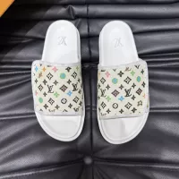 Cheap Louis Vuitton Slippers For Men #1303758 Replica Wholesale [$56.00 USD] [ITEM#1303758] on Replica Louis Vuitton Slippers