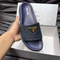 Cheap Prada Slippers For Men #1303766 Replica Wholesale [$56.00 USD] [ITEM#1303766] on Replica Prada Slippers