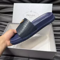 Cheap Prada Slippers For Men #1303766 Replica Wholesale [$56.00 USD] [ITEM#1303766] on Replica Prada Slippers