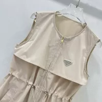 Cheap Prada Dresses Sleeveless For Women #1303805 Replica Wholesale [$125.00 USD] [ITEM#1303805] on Replica Prada Dresses