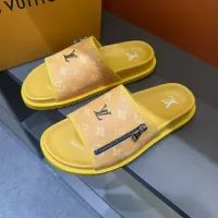 Cheap Louis Vuitton Slippers For Men #1303808 Replica Wholesale [$56.00 USD] [ITEM#1303808] on Replica Louis Vuitton Slippers