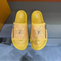 Cheap Louis Vuitton Slippers For Men #1303808 Replica Wholesale [$56.00 USD] [ITEM#1303808] on Replica Louis Vuitton Slippers