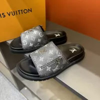 Cheap Louis Vuitton Slippers For Men #1303813 Replica Wholesale [$56.00 USD] [ITEM#1303813] on Replica Louis Vuitton Slippers