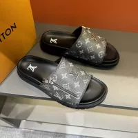 Cheap Louis Vuitton Slippers For Men #1303813 Replica Wholesale [$56.00 USD] [ITEM#1303813] on Replica Louis Vuitton Slippers