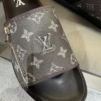 Cheap Louis Vuitton Slippers For Men #1303813 Replica Wholesale [$56.00 USD] [ITEM#1303813] on Replica Louis Vuitton Slippers