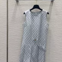 Cheap Louis Vuitton LV Dresses Sleeveless For Women #1303814 Replica Wholesale [$80.00 USD] [ITEM#1303814] on Replica Louis Vuitton LV Dresses