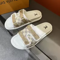 Cheap Louis Vuitton Slippers For Men #1303816 Replica Wholesale [$56.00 USD] [ITEM#1303816] on Replica Louis Vuitton Slippers