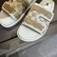 Cheap Louis Vuitton Slippers For Men #1303816 Replica Wholesale [$56.00 USD] [ITEM#1303816] on Replica Louis Vuitton Slippers