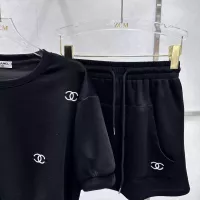 Cheap Chanel Tracksuits Short Sleeved For Women #1303817 Replica Wholesale [$88.00 USD] [ITEM#1303817] on Replica Chanel Tracksuits