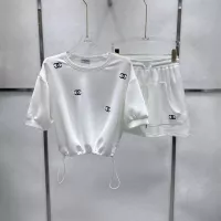 Cheap Chanel Tracksuits Short Sleeved For Women #1303818 Replica Wholesale [$88.00 USD] [ITEM#1303818] on Replica Chanel Tracksuits