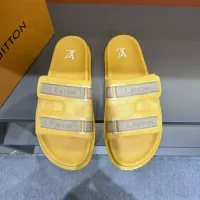 Cheap Louis Vuitton Slippers For Men #1303819 Replica Wholesale [$56.00 USD] [ITEM#1303819] on Replica Louis Vuitton Slippers