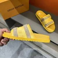 Cheap Louis Vuitton Slippers For Men #1303819 Replica Wholesale [$56.00 USD] [ITEM#1303819] on Replica Louis Vuitton Slippers