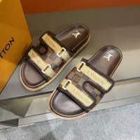 Cheap Louis Vuitton Slippers For Men #1303822 Replica Wholesale [$56.00 USD] [ITEM#1303822] on Replica Louis Vuitton Slippers