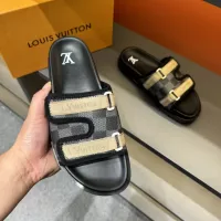 Cheap Louis Vuitton Slippers For Men #1303823 Replica Wholesale [$56.00 USD] [ITEM#1303823] on Replica Louis Vuitton Slippers