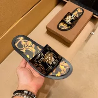 Cheap Versace Slippers For Men #1303827 Replica Wholesale [$52.00 USD] [ITEM#1303827] on Replica Versace Slippers